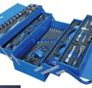 1096 96pc Tool Set 1/4″ 1/2″ in Metal Case
