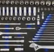 23177 177pc tools Chrome Vanadium in Tool Cabinet