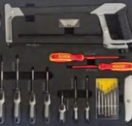 25096 96pc tools 1/4″ 1/2″ in Tool Cabinet