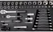 25128 128pc Tool in Cabinet in Tool Cabinet
