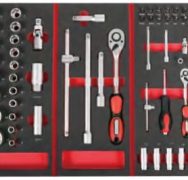 26120 120pc tools ( 2301+2302+2303 ) Chrome Vanadium in Tool Cabinet