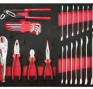 26124 124pc tools ( 2401+2402+2403+2404 ) Chrome Vanadium in Tool Cabinet