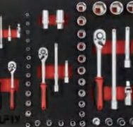 26161 161pc tools (6.3mm) & (9.5mm) & (12.7mm) in Tool Cabinet