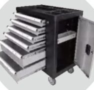 26167 167pc tools (6.3mm) & (12.7mm) in Tool Cabinet