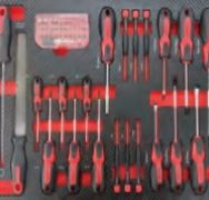 26185 185pc tools (6.3mm) & (9.5mm) & (12.7mm) in Tool Cabinet