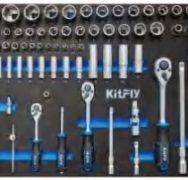 26200 200pc tools 1/4″ 3/8″ 1/2″ in Tool Cabinet