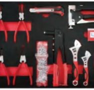 27124 124pc tools ( 2401+2402+2403+2404 ) in Tool Cabinet