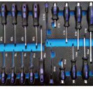 27254 254pc tools in Tool Cabinet