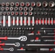 27277 277pc tools 1/4″ 3/8″ 1/2″ in Tool Cabinet
