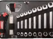 3510 110pc Professional Tool Set 1/4″ in Blow Case