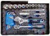 3559 59pc Tool Set in 4 Layers Box in Blow Case
