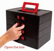3559 59pc Tool Set in 4 Layers Box in Blow Case