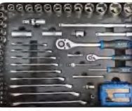 3566 166Pcs Professional Tool Set in Blow Case