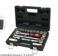 4546 46pc Socket Set in Blow Case