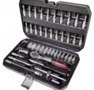 4546 46pc Socket Set in Blow Case